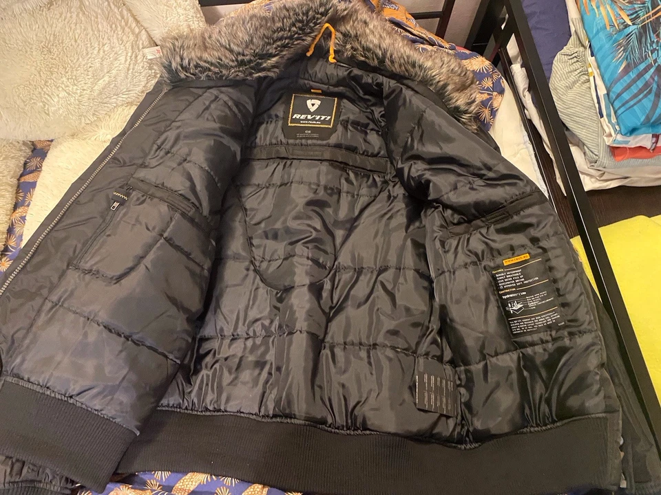 blouson moto homme REV'IT gris foncé taille xxl TBE - Photo 4/4