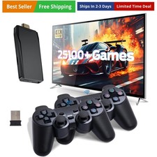 Retro Game Console, Wireless Retro Gaming Console, Plug Play Video TV Game ...