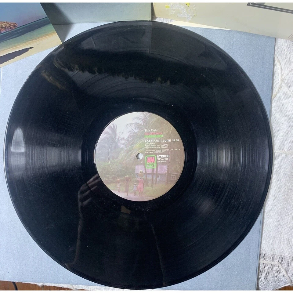 CAT STEVENS "Foreigner" Original PROMO LP 1973 (A&M SP 4391) Gatefold Insert OG - Image 3 of 4