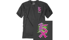 Factory Effex Kawasaki Retro KX T-Shirts Md Heather Charcoal