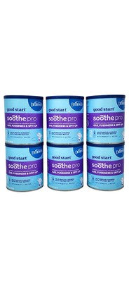 6 Cans Dr Brown's Good Start Infant Formula Powder Soothe Pro 12 oz -Exp 2026