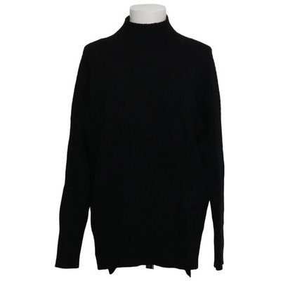 Aqua Cashmere, Rollkragenpullover, Größe: S, Schwarz, Kaschmir, Einfarbig #FGg