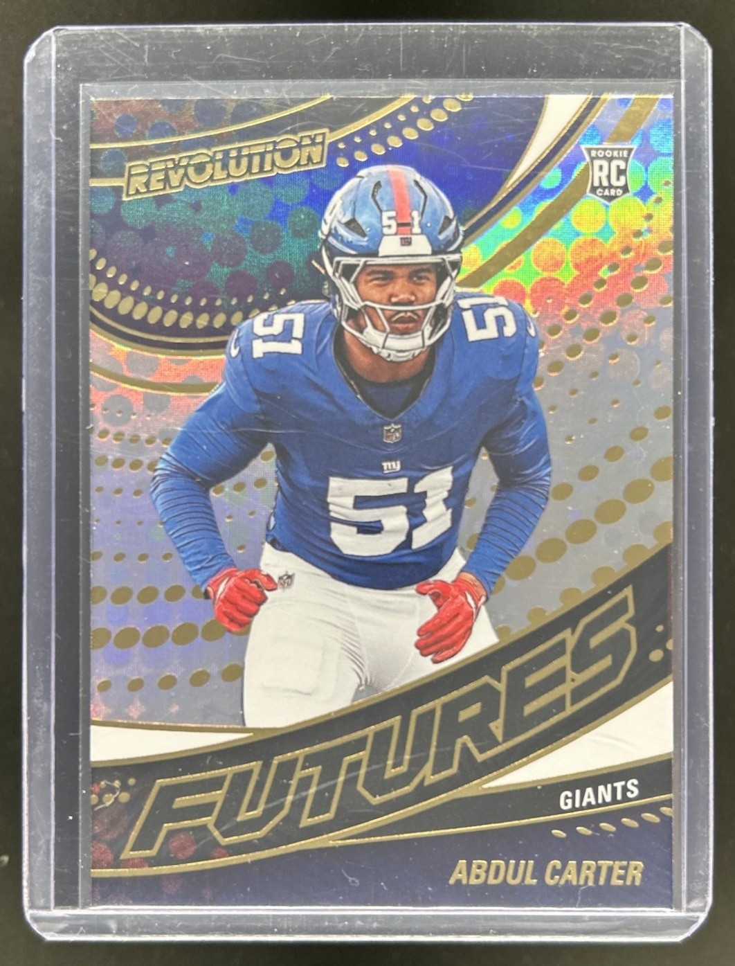 2025 Panini Revolution Abdul Carter Futures RC Rookie #17 Giants