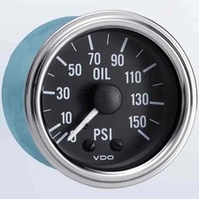 Vdo 150-306 Series 1 150 Psi Mechanical Oil Pressure Gauge Vdo 150-306 Series 1 150 Psi Mechanical Oil Pressure Gauge