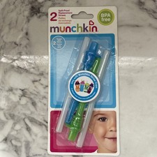 Munchkin Two Spill-proof Replacement Straws For Munchkin Cups