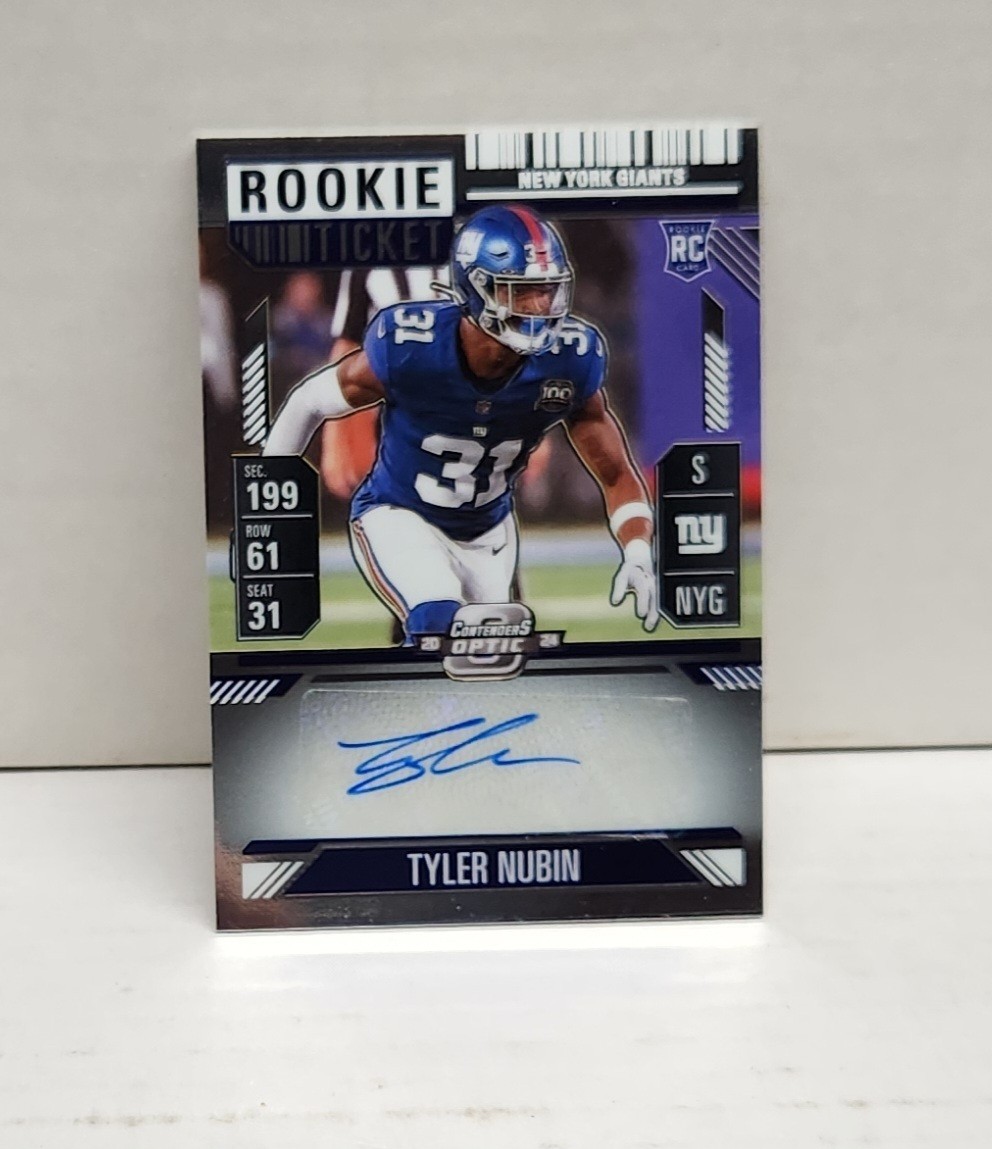 Tyler Nubin Panini Contenders Optic #152 Autograph
