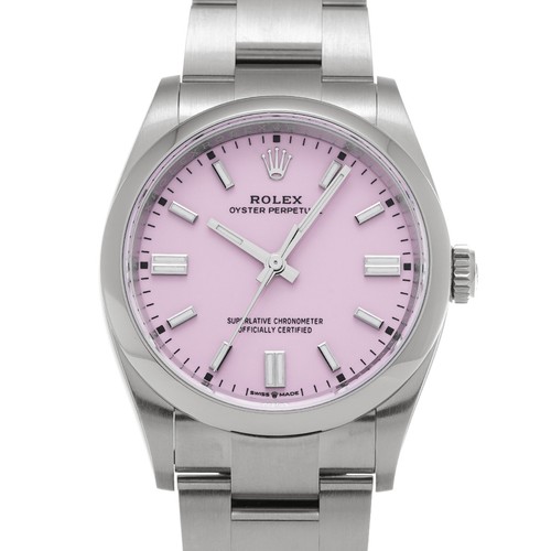 ROLEX Oyster Perpetual 36 126000 Candy pink WATCH 730226
