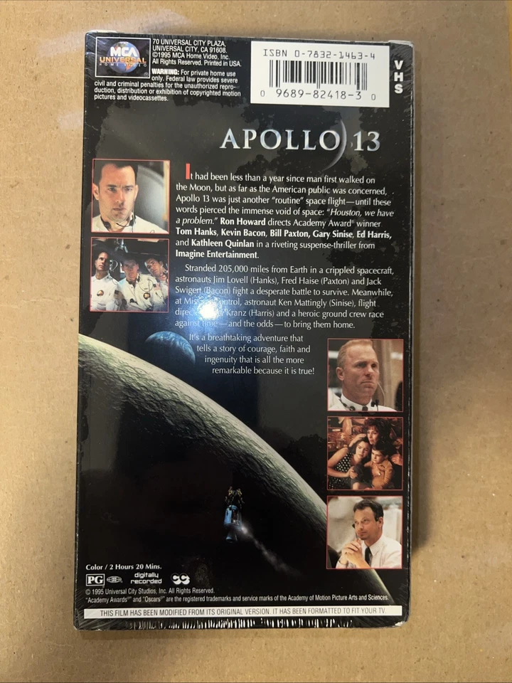 Apollo 13 (VHS, 1995) - Image 2 of 3
