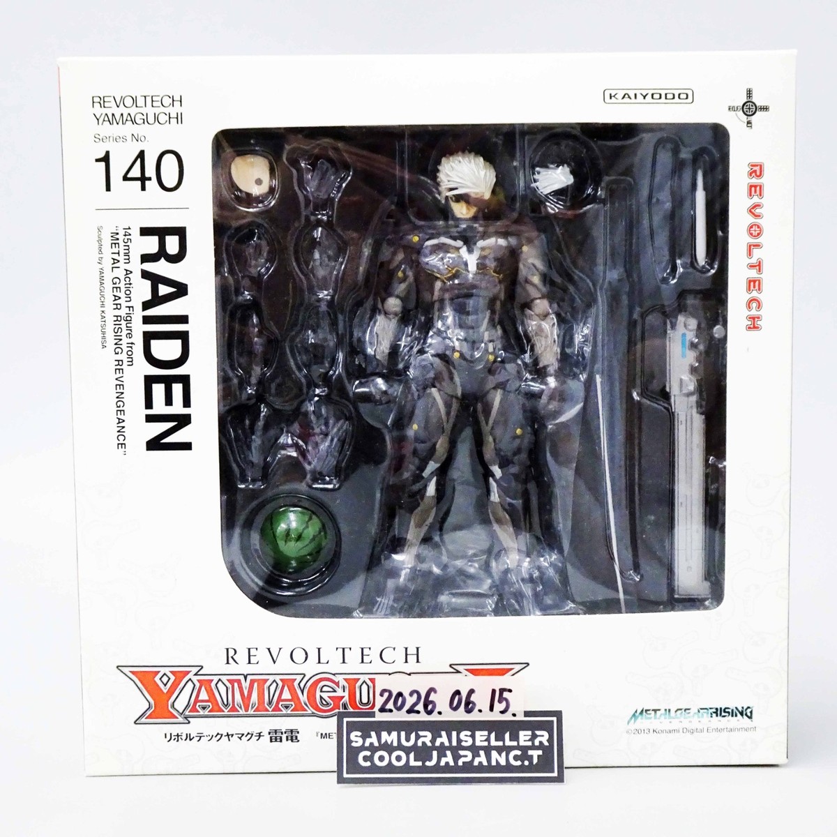Revoltech Yamaguchi METAL GEAR RISING REVENGEANCE RAIDEN Figure No