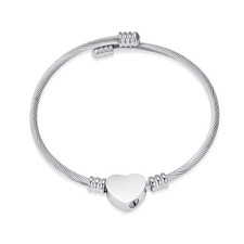 constantlife Cremation Bracelet for Ashes Memorial Jewelry Small, A-Silver