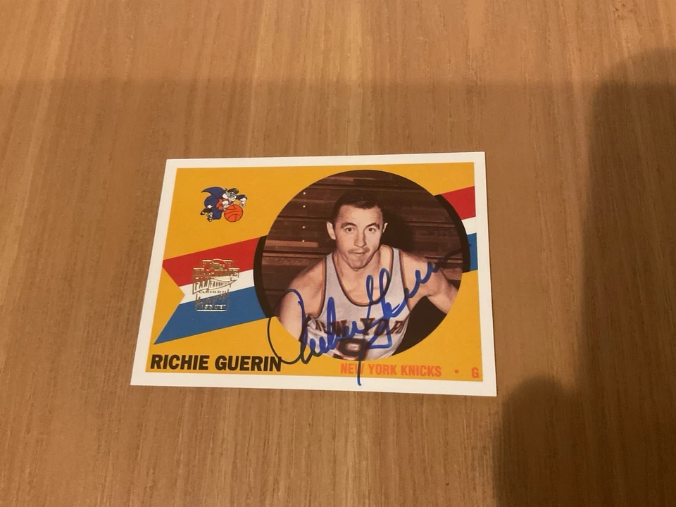 Richie Guerin 2005-06 Topps Style 1952 Fan Favorites Autograph SP Auto KnicksHOF - Image 3 of 4