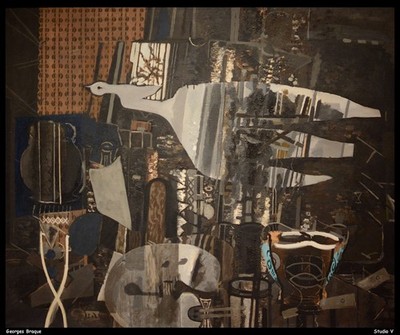 Georges Braque Studio V O 1 Vintage Kunstdruck Poster Wanddeko Zimmer Illustratio