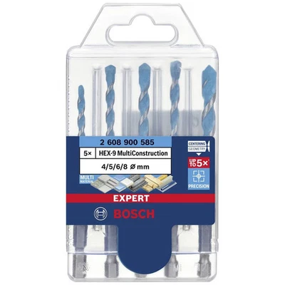 5er Multipack Bosch Accessories EXPERT MultiConstruction HEX-9 2608900585