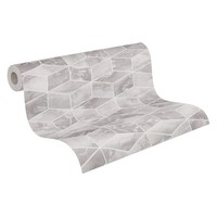Vliestapete A.S. Création Metropolitan Stories 3D Marmor Grau 10,05M X 0,53M
