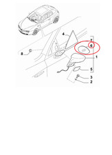 Retroviseur droit (ou coque) Alfa Romeo BRERA