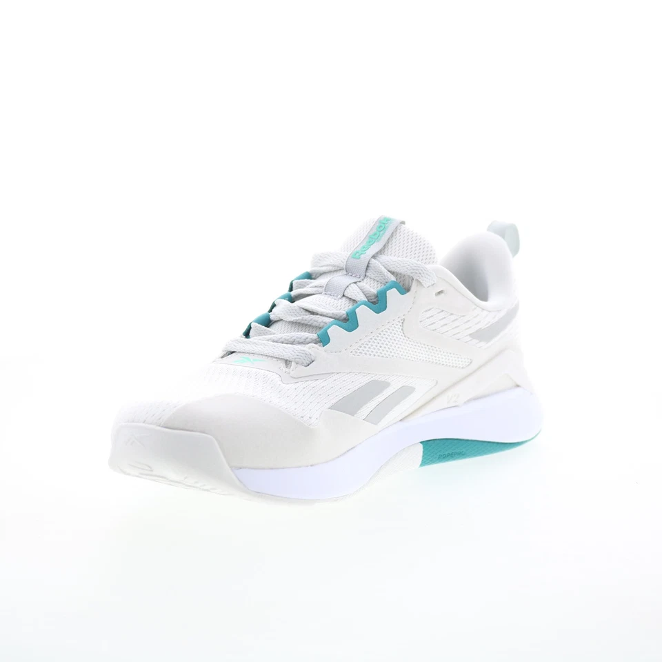 Reebok Nanoflex TR 2 Womens Gray Mesh Athletic Cross Training Shoes - Image 4 of 4