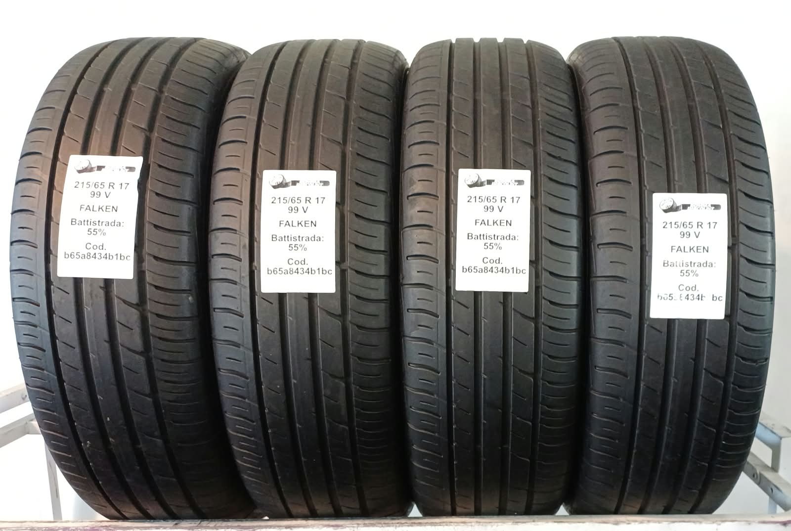 PNEUS USAGÉS PIÈCES 4 FALKEN ZIEX ZE914A 215/65 R17 99V ESTIVE