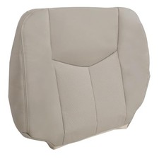 Driver Side Bottom Replacement Microfiber Leather Seat Cover - Tan