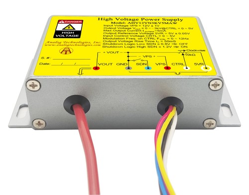 AHV12VN3KV5MAW HV DC-DC Power Supply Module 12VDC Input -3KV Output 5mA - Afbeelding 1 van 6