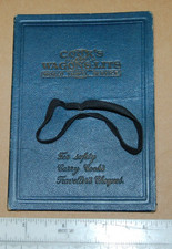 1930. WAGONS LITS AND COOKS. TICKET AND DOCUMENT FOLDER. ORIENT EXPRESS COMPANY.