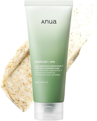 ANUA Heartleaf Quercetinol Pore Deep Cleansing Foam (150 ml) - Picture 9 of 106
