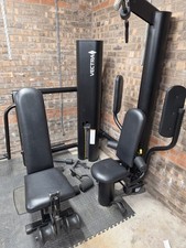 Vectra 1450 Home Gym Multi-Station Chest/Leg/Lat w/ Lat Bar, Strap Black