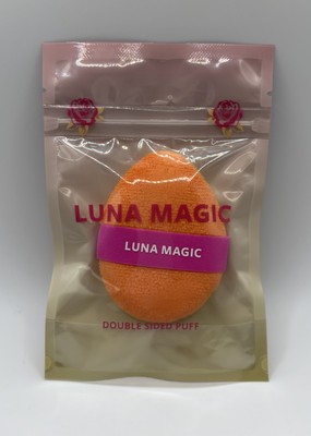 NEW LUNA MAGIC Double Sided Puff Liquid & Powder Full Size Free Ship AUTHENTIC