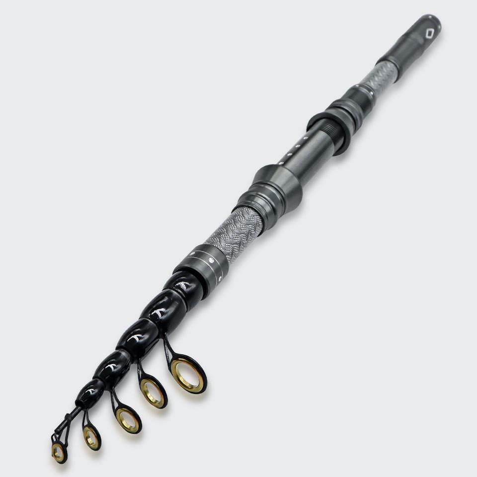 Carbon Fiber Telescopic Fishing Rod Spinning Pole