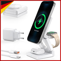 Induktive Ladestation 3 In 1 Faltbar 18W Wireless Charger FüR Iphone Watch