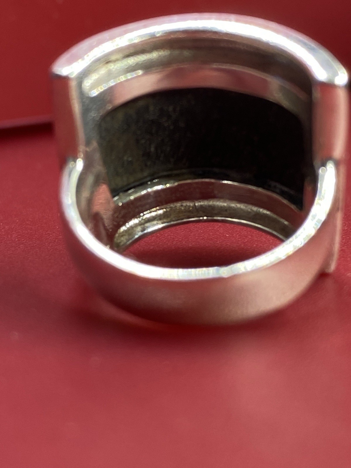 Sterling silver with Blackstone ring - image 5