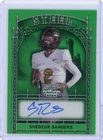 2024 Leaf Trinity Shedeur Sanders Auto /7 RC Green Steel
