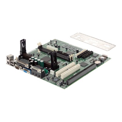 Mainboard Micro-ATX BCM IN440ZX Ver B03 Slot 1 SDRAM PCI ISA
