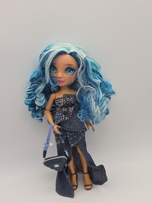 #ad Skyler Bradshaw Rainbow High 11quot; Doll Fantastic Fashion Blue $12.99