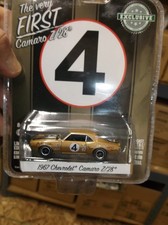 Greenlight 1/64 the 1st 1967 chevrolet camaro Z/28 gold NIB
