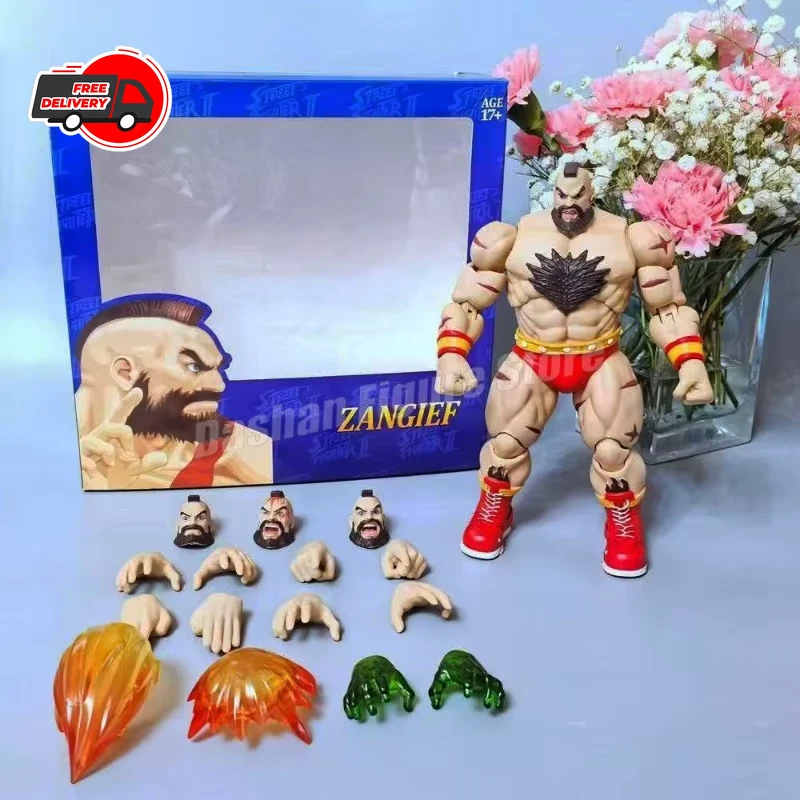Boneco de ação Storm Toys Street Fighter Zangief modelo móvel presente colecionável - Imagem 3 de 4