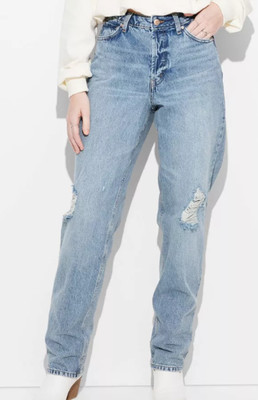 NEW Wild Fable Women's High-Rise Curvy Straight Jeans Size 18