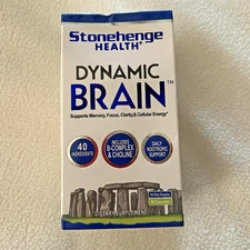 Dynamic Brain Supplement Focus, Memory & Clarity Support, 60 Capsules Exp 09/26