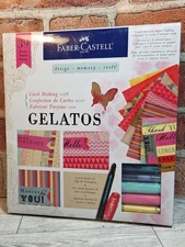 Faber Castell 39 Piece Gelatos Art Set - Techniques and Tools to Create 8 Cards