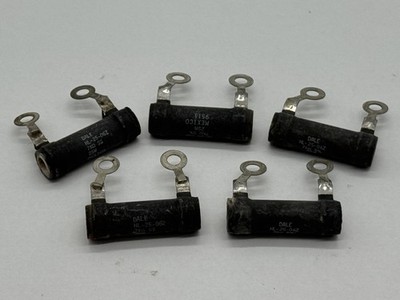 5PC LOT Dale HL-25-06Z Wirewound Fixed Resistor 5 Ohm 25W 5% Black Electrical