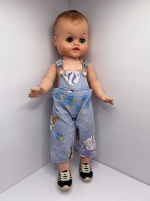 Vintage 1950's Drink & Wet Baby Doll 17  Tall Unmarked