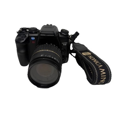 Konica Minolta DG-7D Camera Maxxum 7D w/ Tamron Di II 200mm Lens BLI-238 Battery