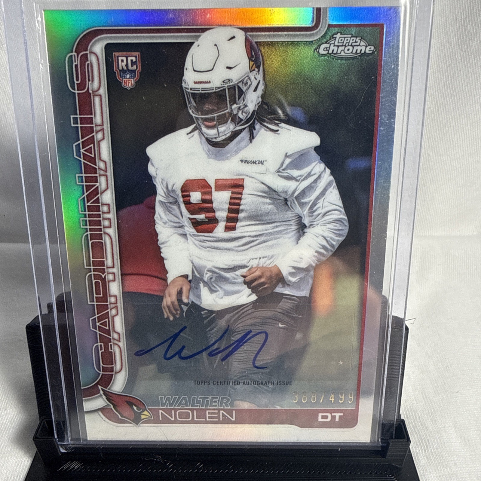 2025 Topps Chrome - Retail Rookie Autographs Walter Nolen #RRA-WN Refractor /499