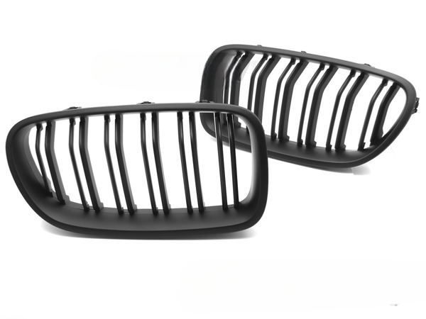 KüHlergrill BMW 5Er F10/F11 Ab 2010 Bis 2016 Sport Look Schwarz Matt Doppelle...-image