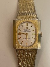 Omega Seamaster vintage ,18k vergoldet Handaufzug