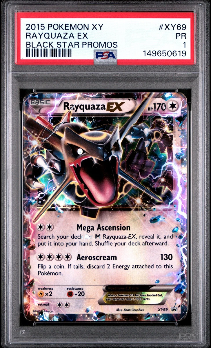 Preços baixos em Rayquaza Pokémon TCG Autenticador Esportivo