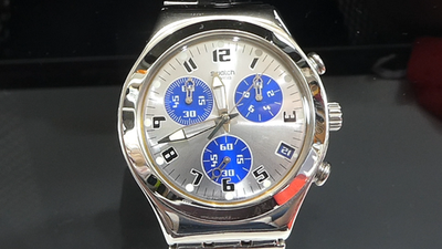 A Very Rare 2001 Swatch Irony Chrono Watch INVESTIGATOR YCS428G