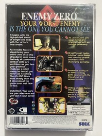Enemy Zero Sega Saturn CIB Manual Four Disks Case Clean Authentic