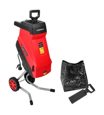 PowerSmart 120V 15A Corded Electric Wood Chipper, Shredders with 45mm Branch ...