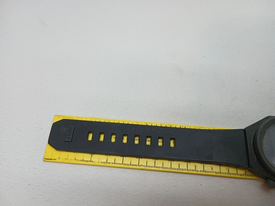 Reloj Neff Daily 42 mm esfera negra correa de silicona sin probar  Foto 2 de 4