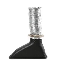 Car Front Bumper Turbo Cold Air Intake Filter Funnel Pipe Kit Carbon Fiber Look